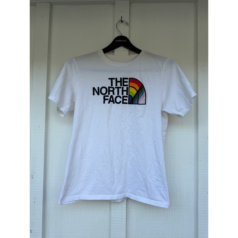 The North Face Short-Sleeve Pride SLIM Tee Shirt WHITE Mens  size: M